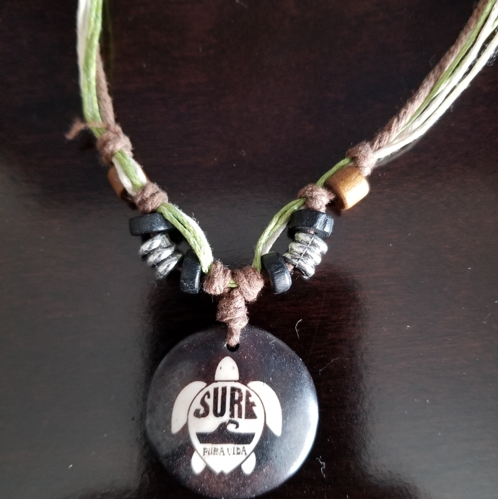 Pura Vida necklace.
